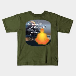 At Peace-man Kids T-Shirt